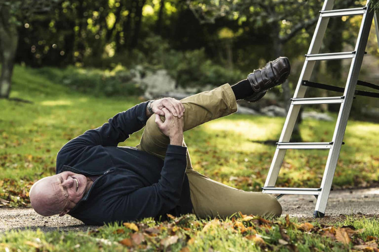
While working on cleaning gutters, a resident takes a tumble off a ladder in narooma.